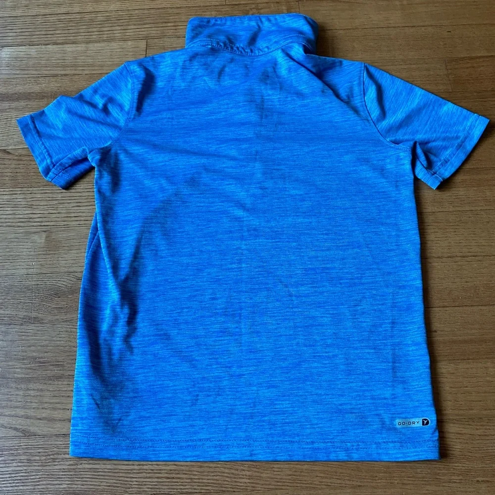 Old Navy Kids Boys M (8) Polo in Bright Blue Go-Dry
